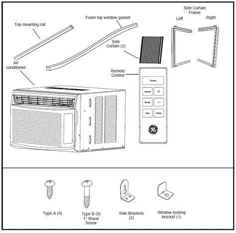general electric window air conditioner manual PDF