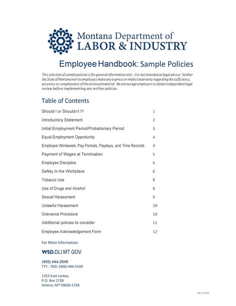 general employee handbook guidelines Epub