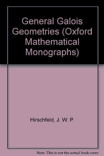 general galois geometries oxford mathematical monographs Doc