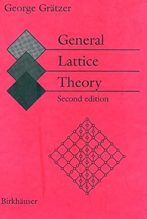 general lattice theory second edition Epub