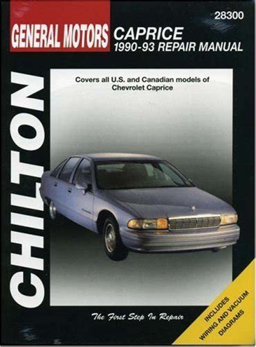 general motors caprice 1990 93 repair manual chiltons total car care repair manuals Kindle Editon