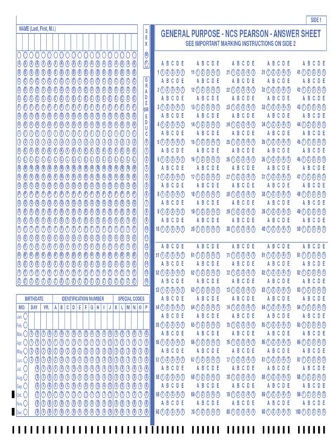 general purpose pearson ncs answer sheet Doc