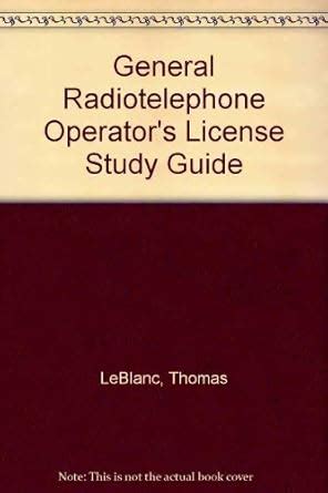 general radiotelephone operator license study guide Epub