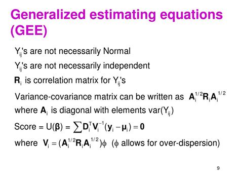 generalized estimating equations generalized estimating equations Doc