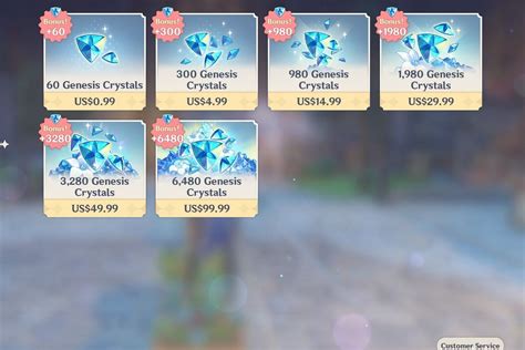 genesis crystals to primogems