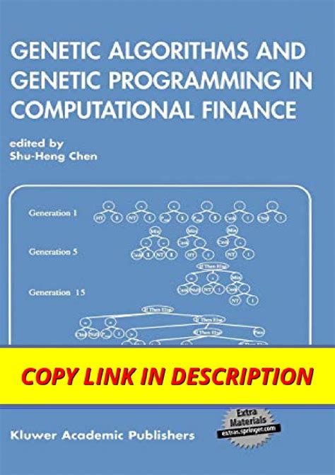 genetic algorithms and genetic programming in computational finance Doc