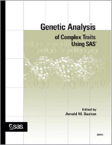 genetic analysis of complex traits using sas Reader