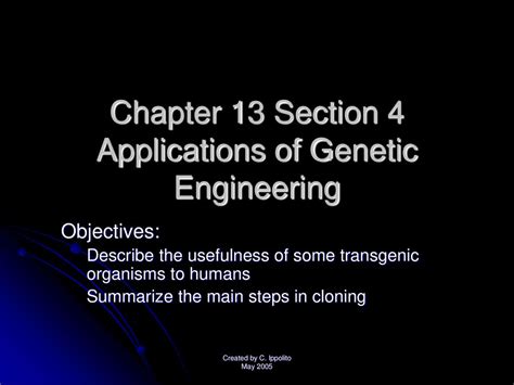 genetic engineering chapter 13 PDF