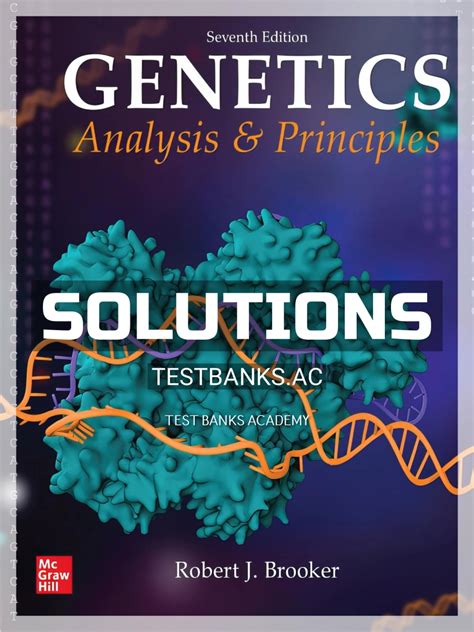 genetics solutions manual brooker Kindle Editon