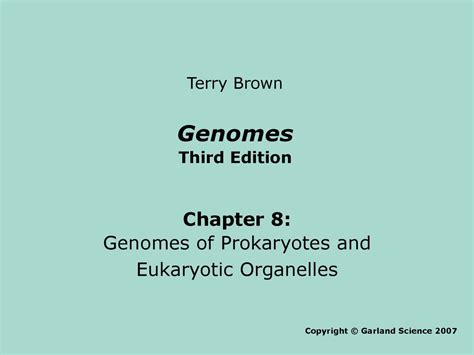 genomes 3rd edition brown Reader