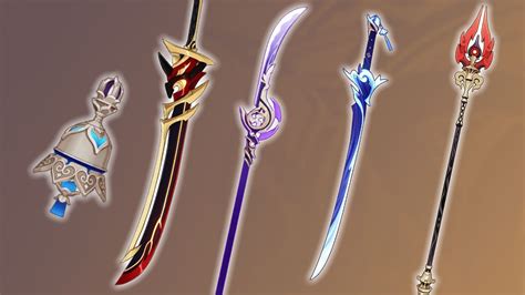 genshin impact weapons