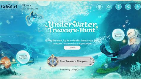 genshin underwater treasure hunt