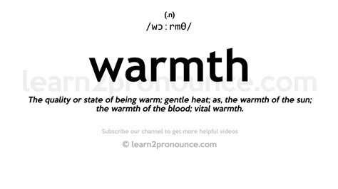 genuine warmth