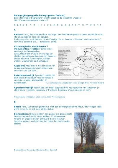 geografische begrippenlijst PDF