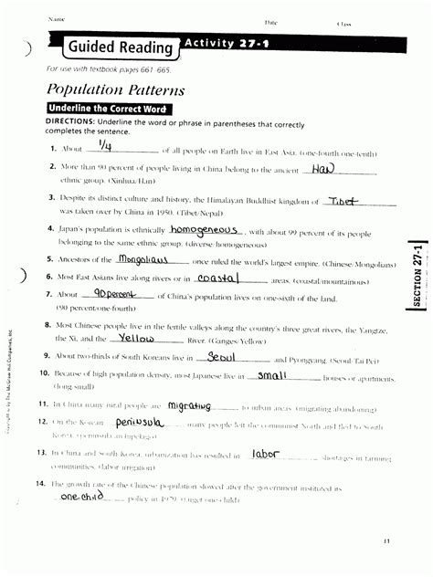 geography chapter 27 answer key Reader