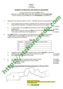 geography physical practical question answer waec 2014 Kindle Editon