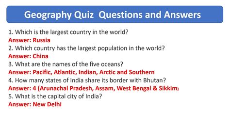 geography question and answer on 8 april 2014 Kindle Editon