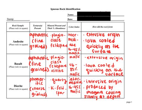 geology 102 lab answer key Reader