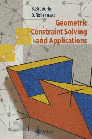 geometric constraint solving and applications Reader