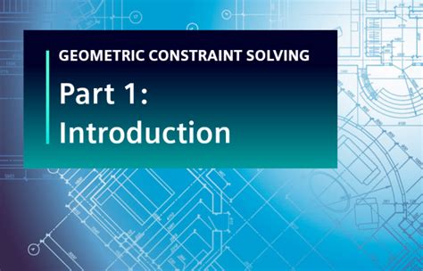 geometric constraint solving and applications Reader