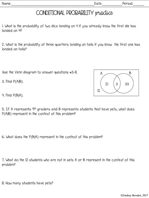 geometric probability worksheet with answers PDF