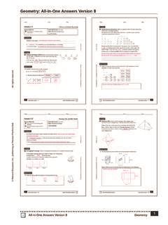 geometry all in one answers version a Doc