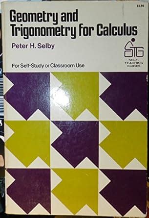 geometry and trigonometry for calculus wiley self teaching guides PDF