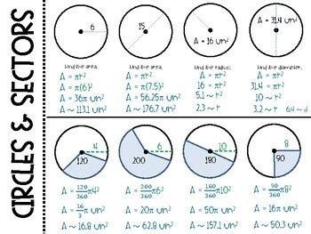 geometry areas of circles and sectors answers Reader