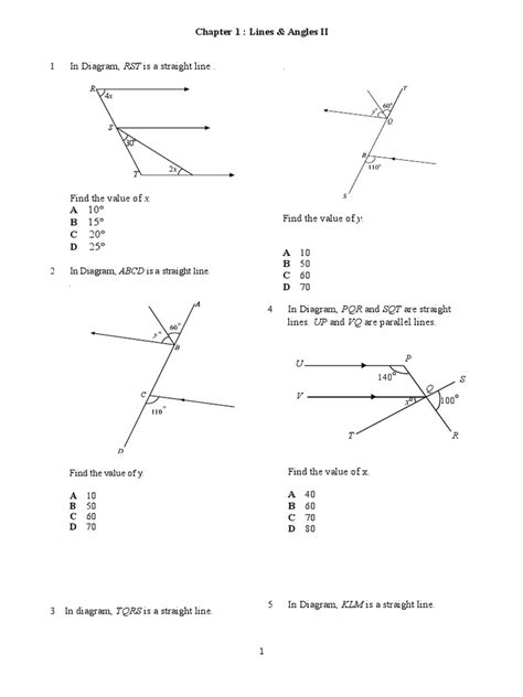 geometry chapter 1 lines and angles Ebook Kindle Editon