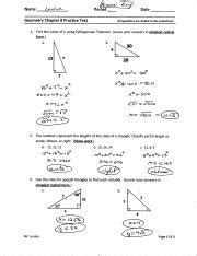 geometry chapter 8 practice workbook answers PDF