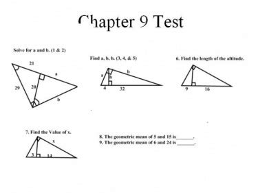 geometry chapter 9 test form a answers Doc