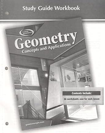 geometry concepts and applications study guide answers PDF