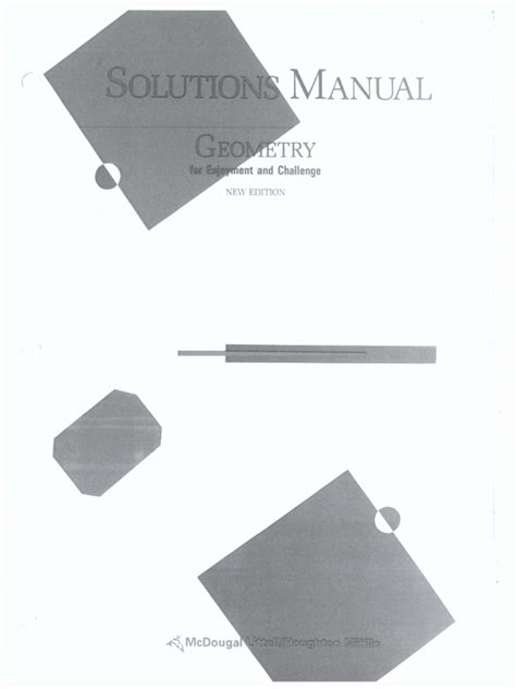 geometry for enjoyment and challenge solution manual Kindle Editon