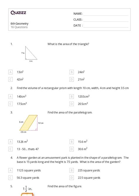 geometry quiz 10-4 10-5 Ebook Doc