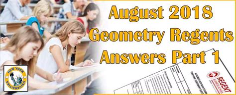 geometry regents august 2013 answers Doc