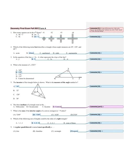 geometry semester 2 answer key Kindle Editon