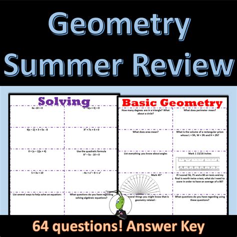 geometry summer review packet answers Doc