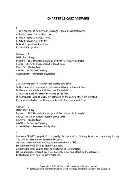 geometry test mcgraw hill answers chapter 16 Doc
