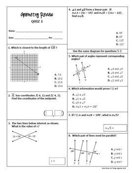 geometry unit 10 review packet answers Doc