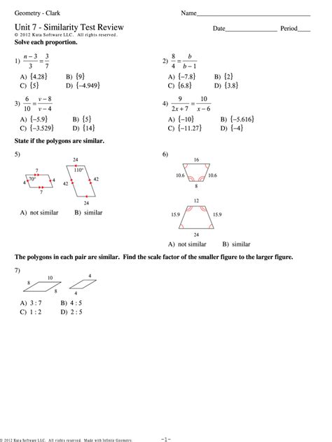 geometry unit 7 common assessment answers Kindle Editon