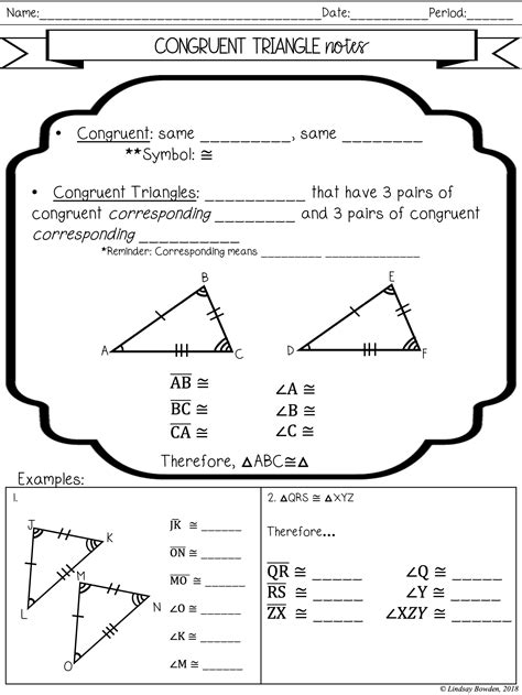 geometry worksheet congruent triangles answers Kindle Editon