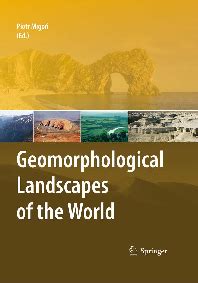geomorphological landscapes of the world Kindle Editon