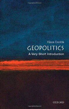 geopolitics a very short introduction pdf Ebook PDF