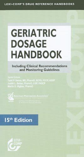 geriatric dosage handbook lexicomps drug reference handbooks Doc
