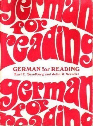 german for reading a programmed approach for graduate and undergraduate reading courses Reader