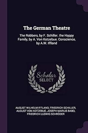 german theatre vol containing robbers Reader