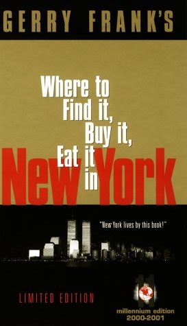 gerry franks where to find it buy it eat it in new york PDF