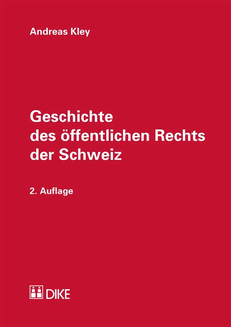 geschichte ffentlichen rechts schweiz andreas Kindle Editon