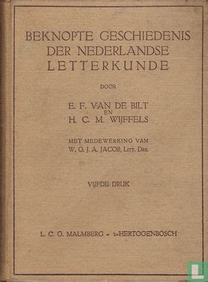 geschiedenis der nederlandse letterkunde in vogelvlucht Kindle Editon