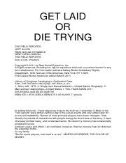 get laid or die trying get laid or die trying Epub